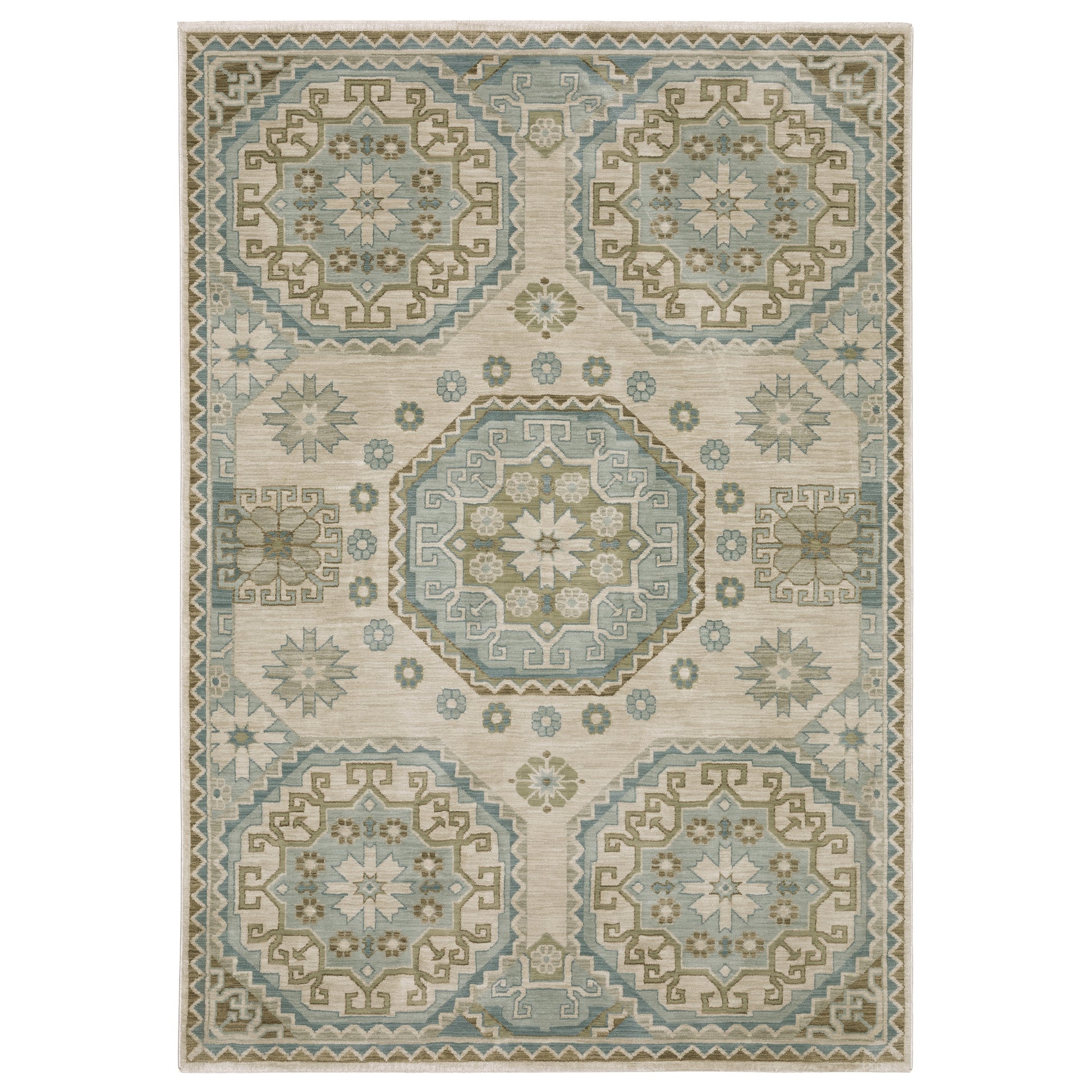 Oriental Weavers Maeve  Beige Teal Traditional