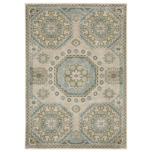 Oriental Weavers Maeve  Beige Teal Traditional