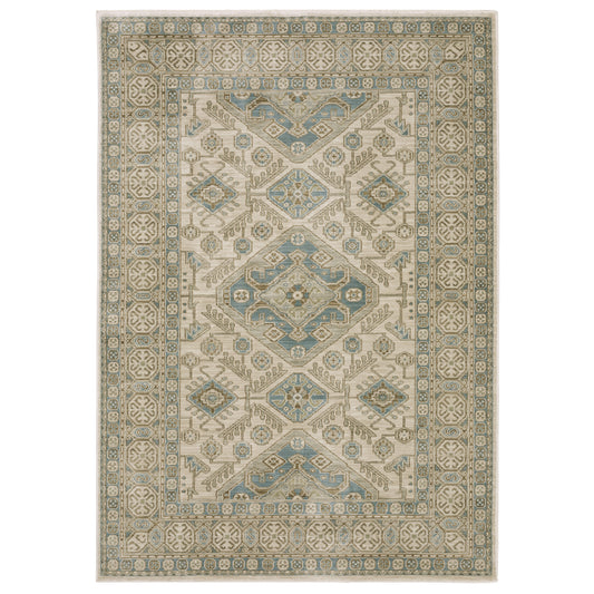 Oriental Weavers Maeve  Beige Teal Traditional