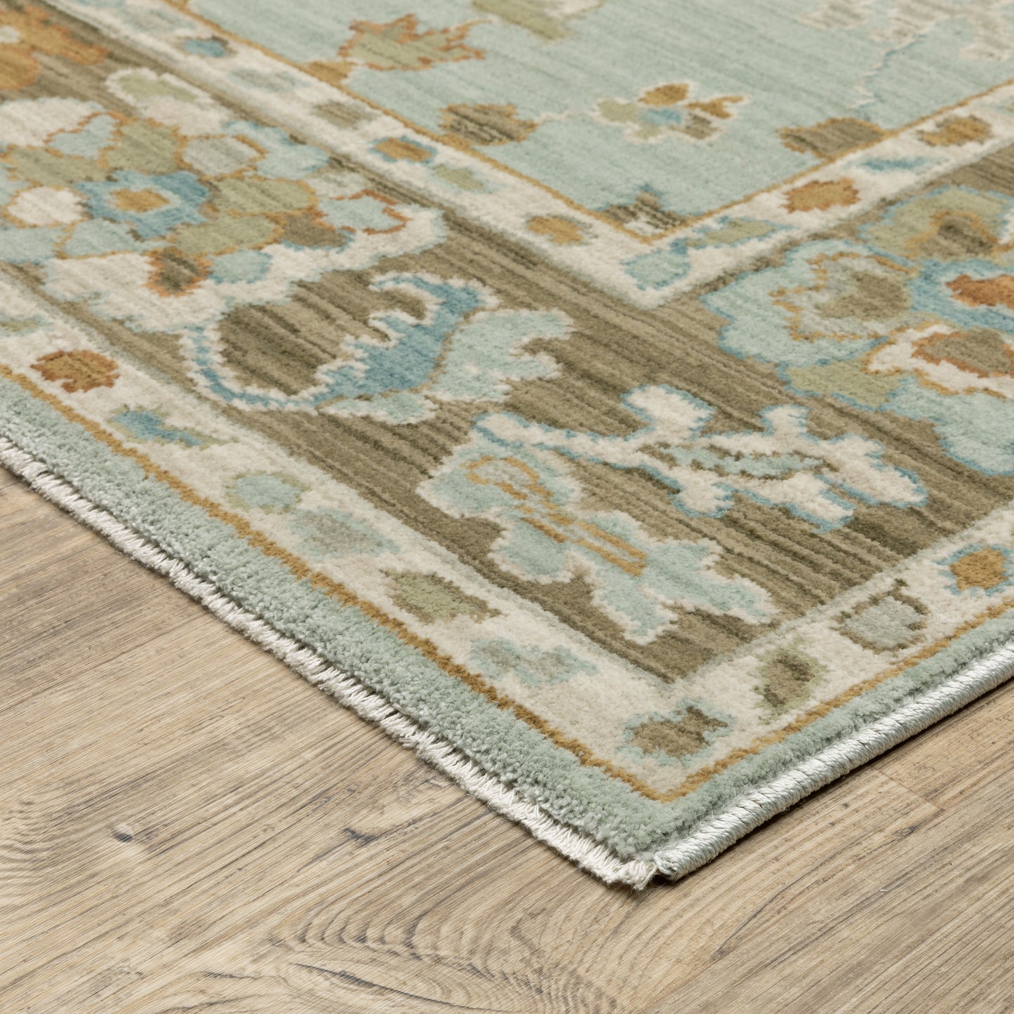 Oriental Weavers Maeve  Teal Rust Traditional