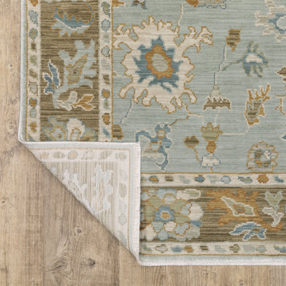 Oriental Weavers Maeve  Teal Rust Traditional