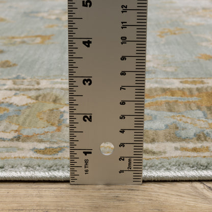 Oriental Weavers Maeve  Teal Rust Traditional