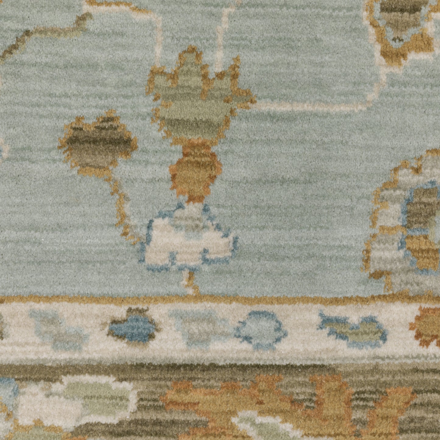 Oriental Weavers Maeve  Teal Rust Traditional
