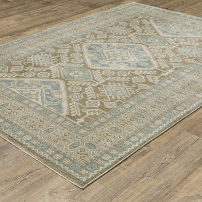 Oriental Weavers Maeve  Brown Blue Traditional