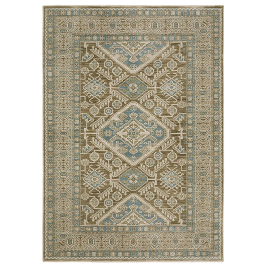Oriental Weavers Maeve  Brown Blue Traditional