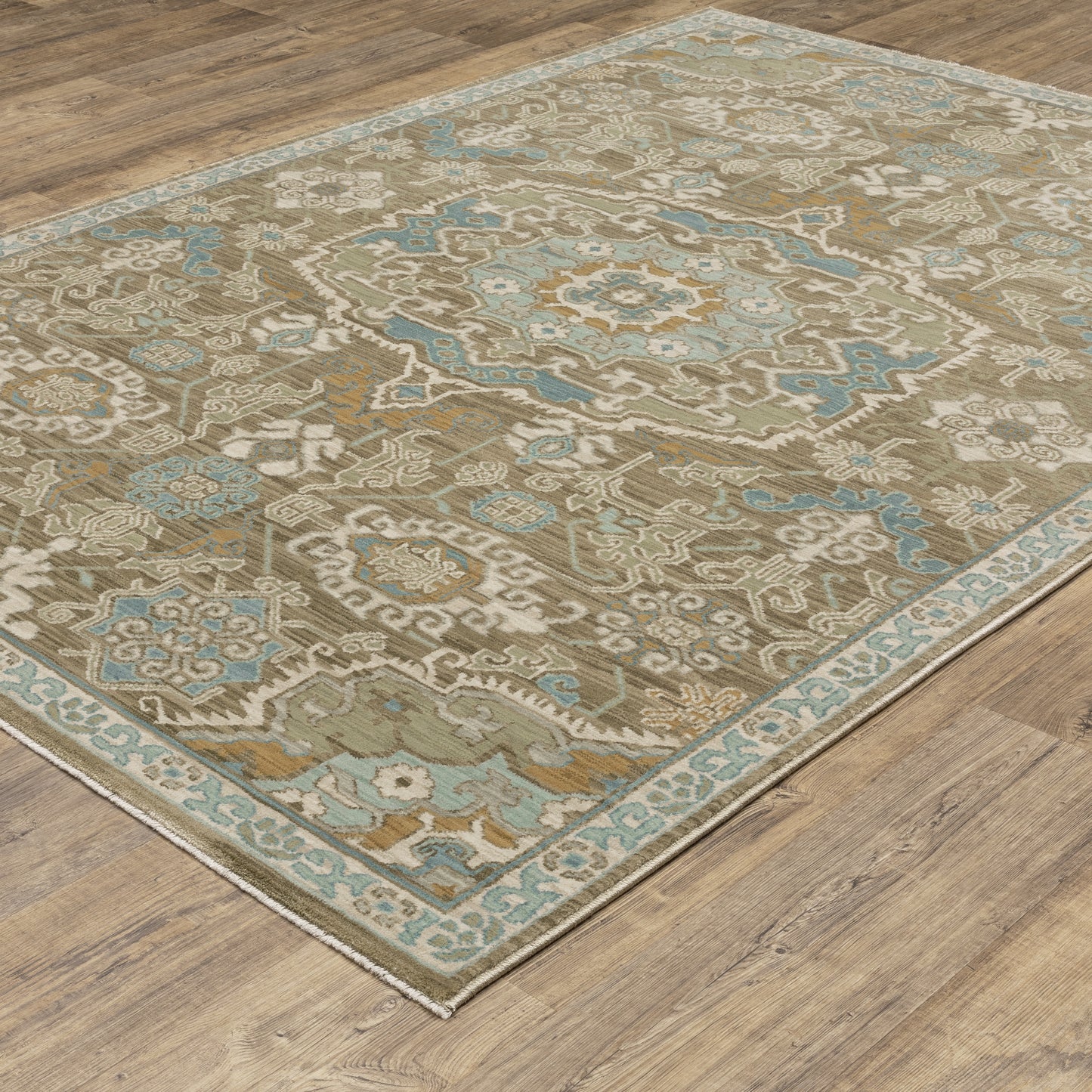 Oriental Weavers Maeve  Brown Teal Traditional