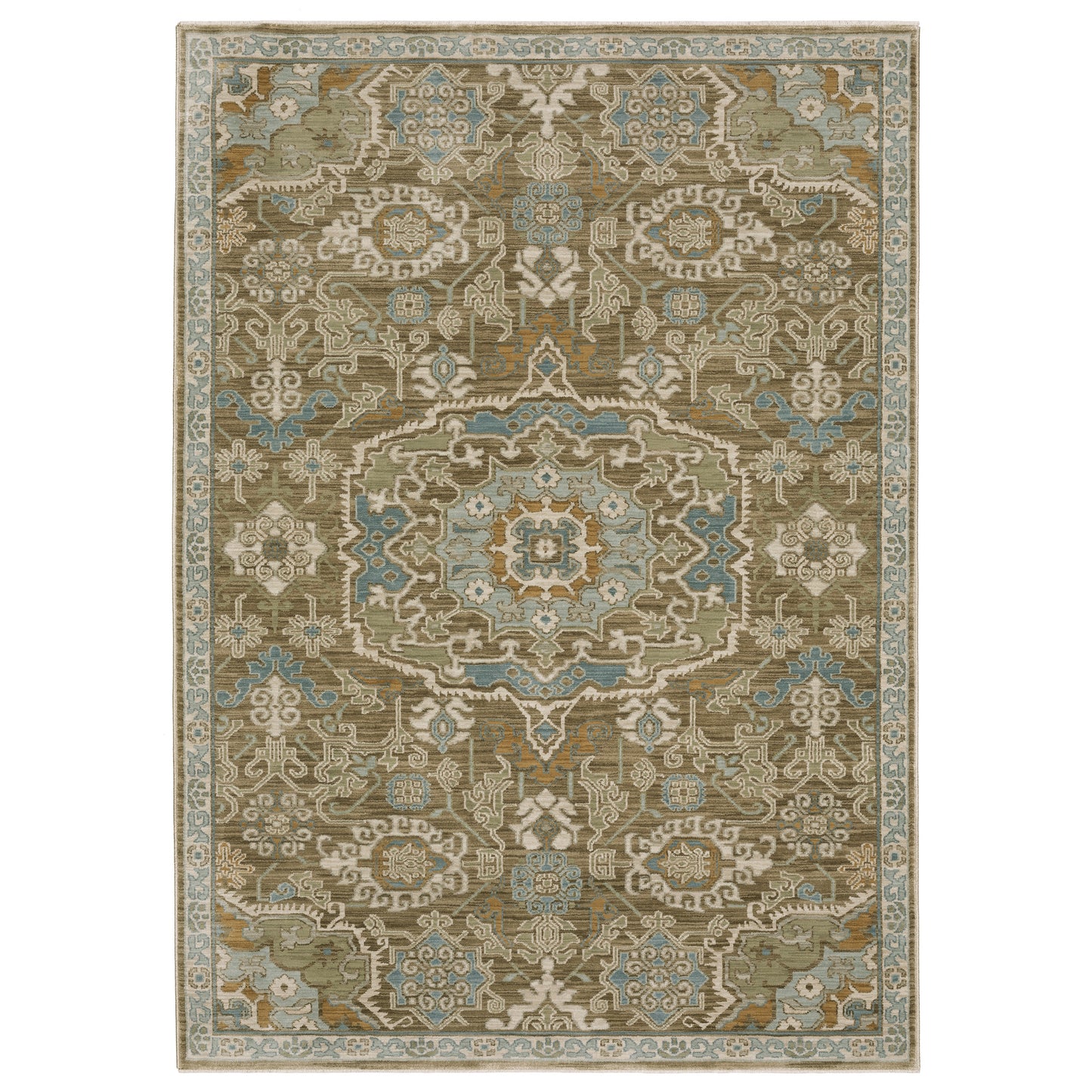 Oriental Weavers Maeve  Brown Teal Traditional
