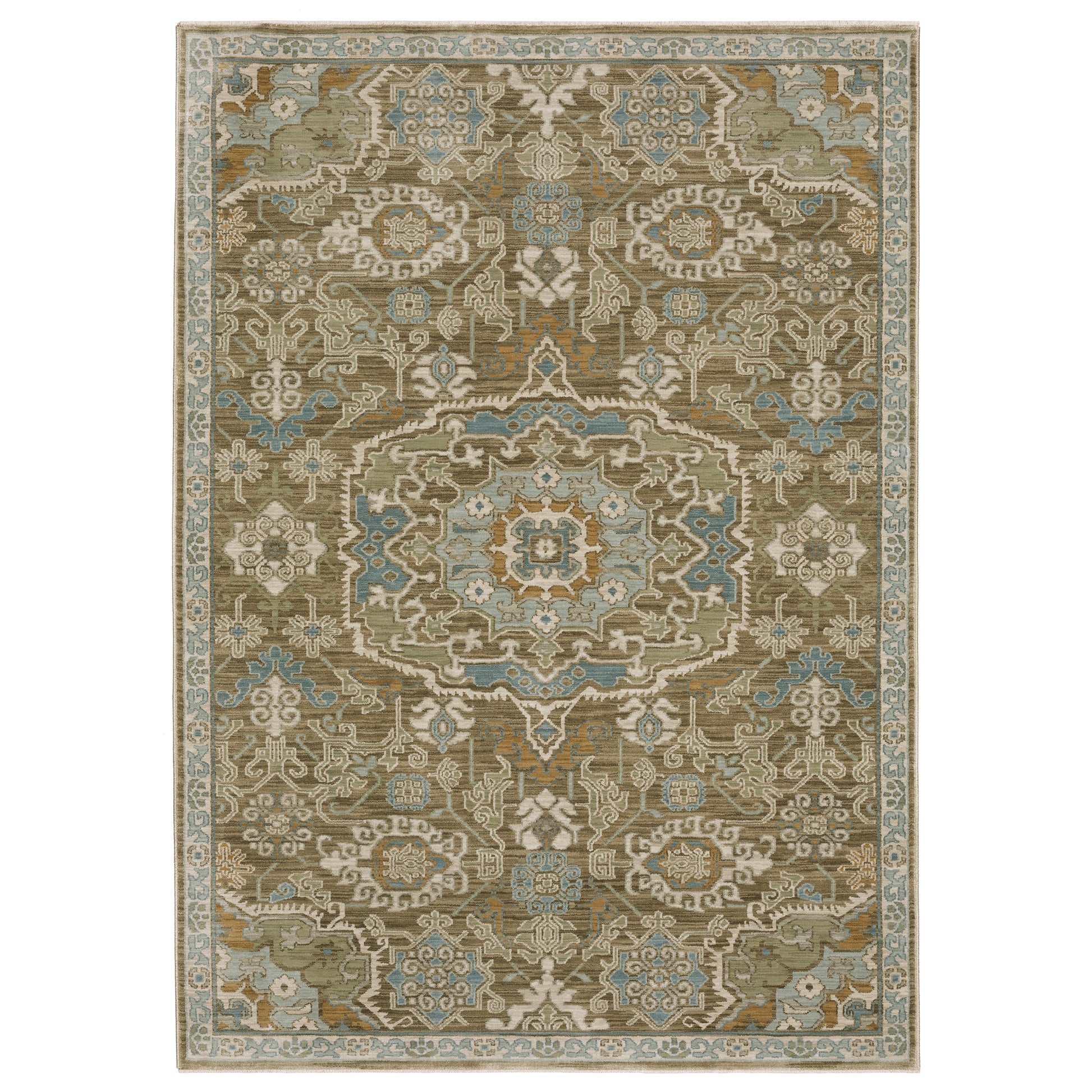 Oriental Weavers Maeve  Brown Teal Traditional