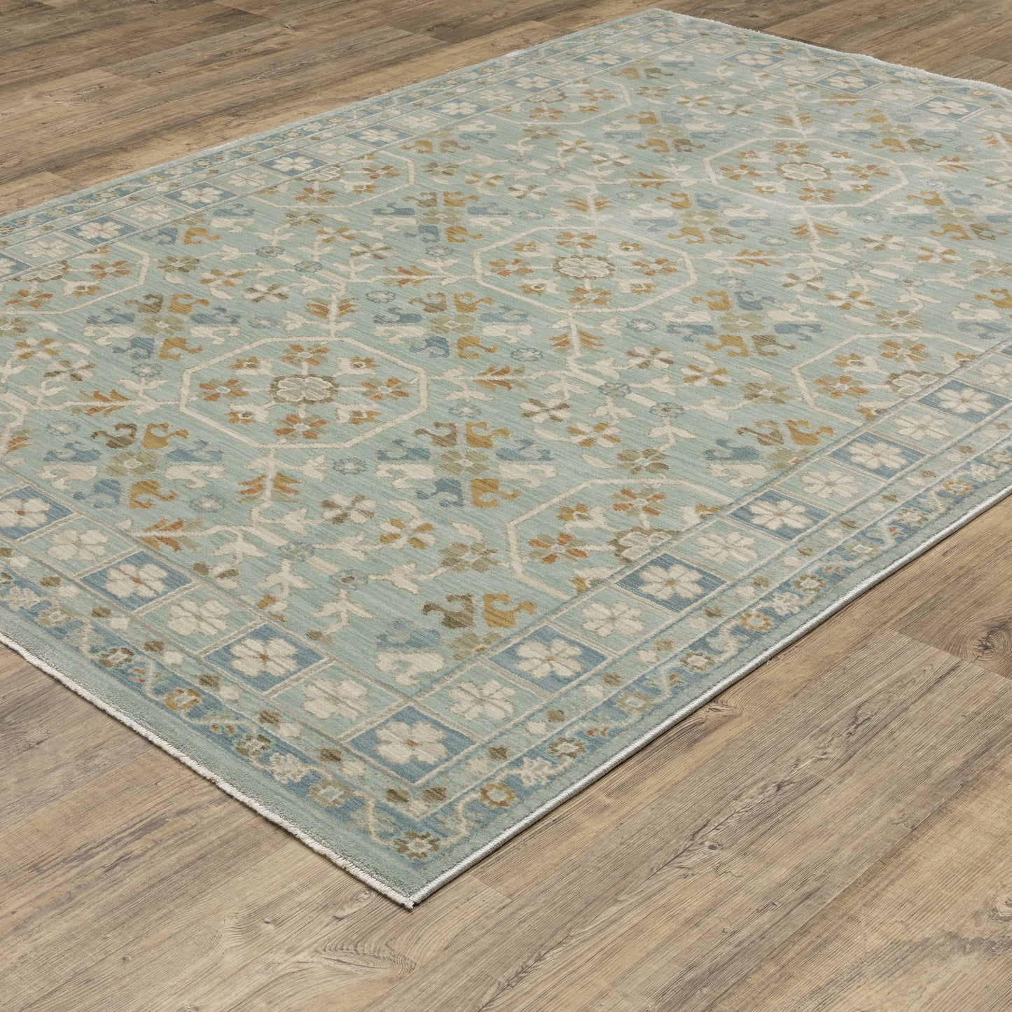 Oriental Weavers Maeve  Teal Blue Traditional