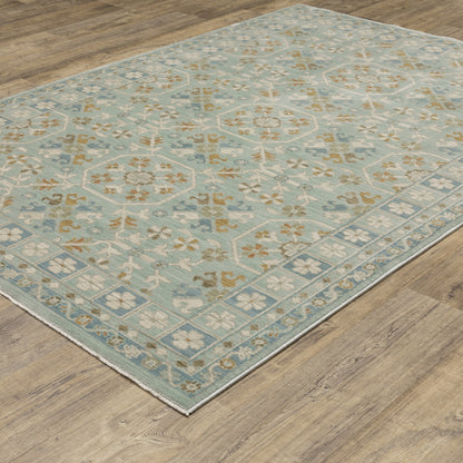 Oriental Weavers Maeve  Teal Blue Traditional