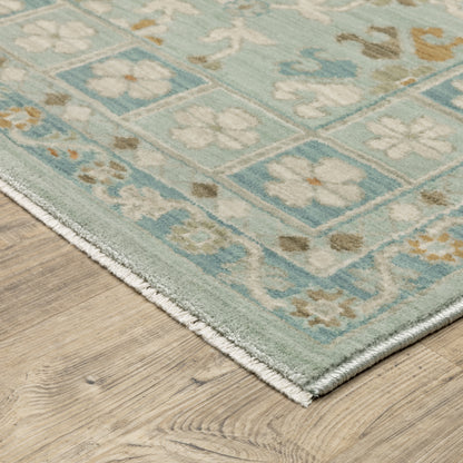 Oriental Weavers Maeve  Teal Blue Traditional