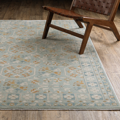 Oriental Weavers Maeve  Teal Blue Traditional