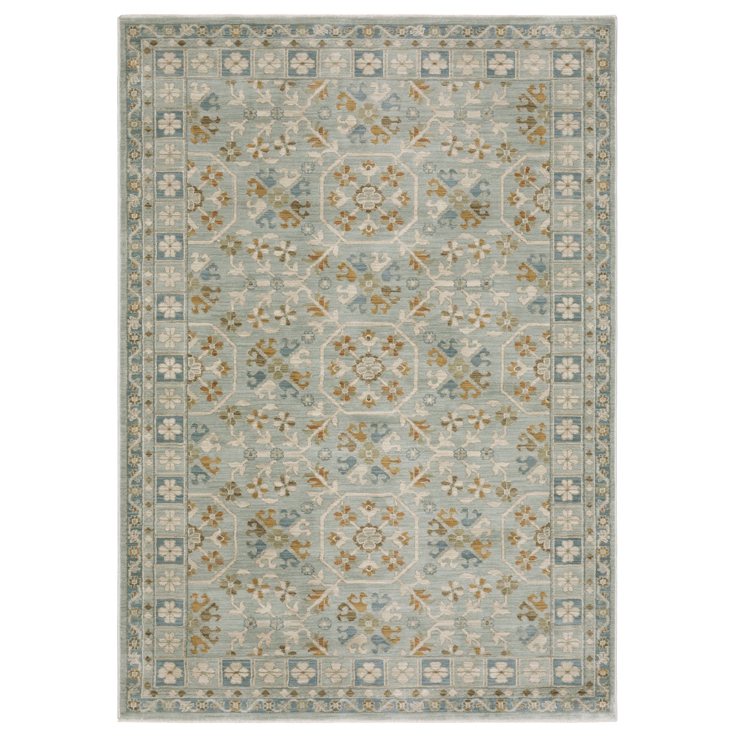 Oriental Weavers Maeve  Teal Blue Traditional