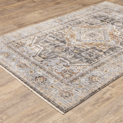 Oriental Weavers Maharaja  Grey Blue Traditional