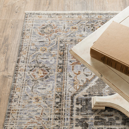 Oriental Weavers Maharaja  Grey Blue Traditional