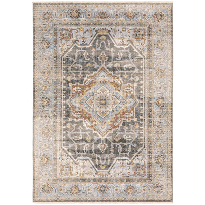 Oriental Weavers Maharaja  Grey Blue Traditional