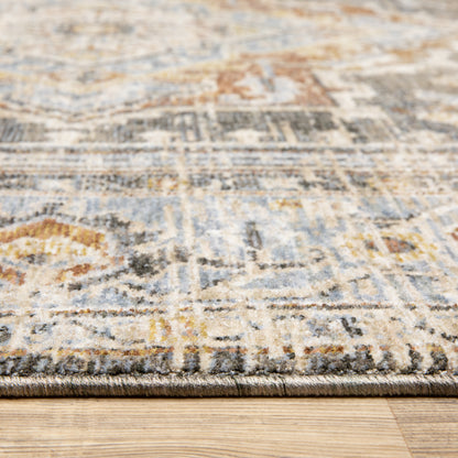 Oriental Weavers Maharaja  Grey Blue Traditional