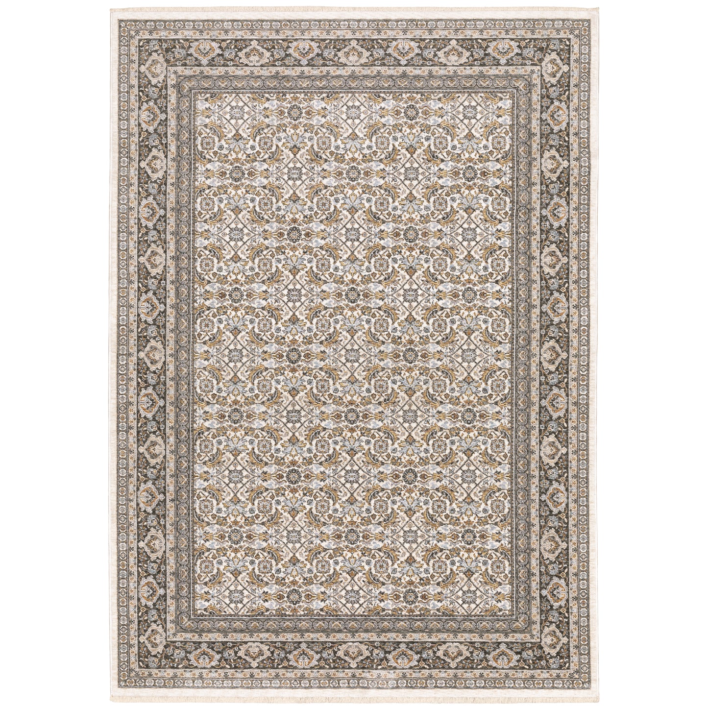 Oriental Weavers Maharaja  Ivory Grey Traditional