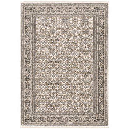 Oriental Weavers Maharaja  Ivory Grey Traditional