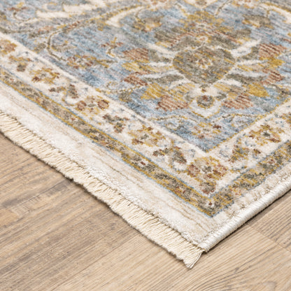 Oriental Weavers Maharaja  Ivory Blue Traditional