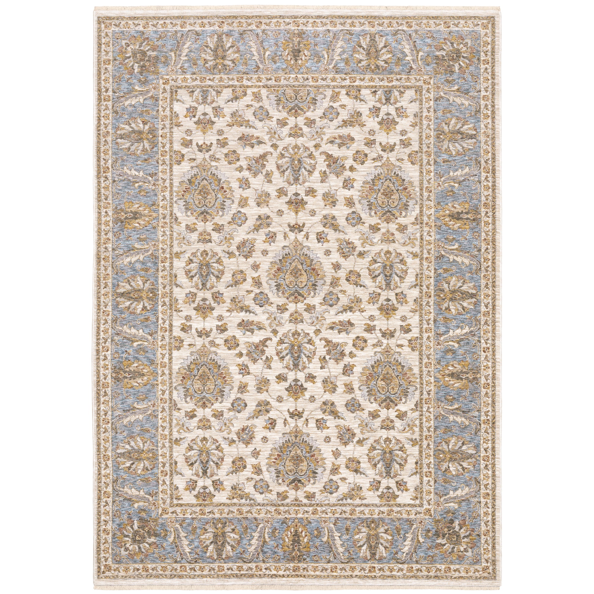 Oriental Weavers Maharaja  Ivory Blue Traditional