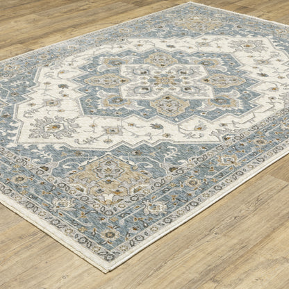 Oriental Weavers Maharaja  Blue Ivory Traditional
