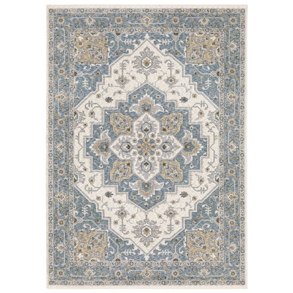 Oriental Weavers Maharaja  Blue Ivory Traditional
