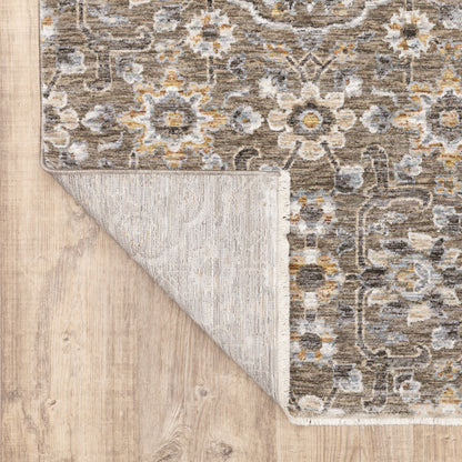 Oriental Weavers Maharaja  Grey Tan Traditional