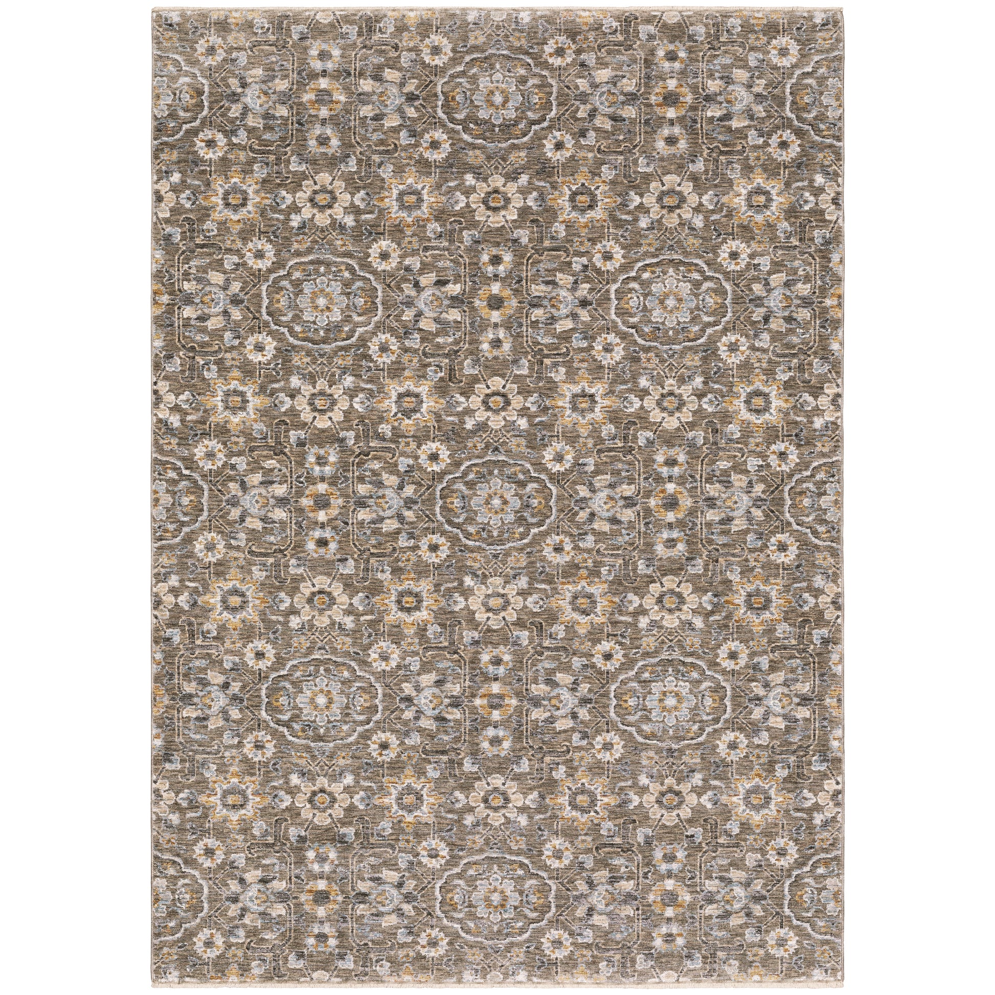 Oriental Weavers Maharaja  Grey Tan Traditional