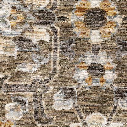 Oriental Weavers Maharaja  Grey Tan Traditional