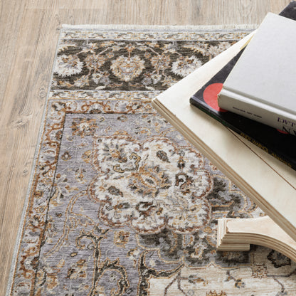 Oriental Weavers Maharaja  Ivory Blue Traditional