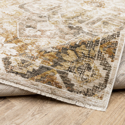 Oriental Weavers Maharaja  Gold Ivory Traditional