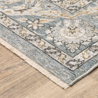 Oriental Weavers Maharaja  Blue Ivory Traditional