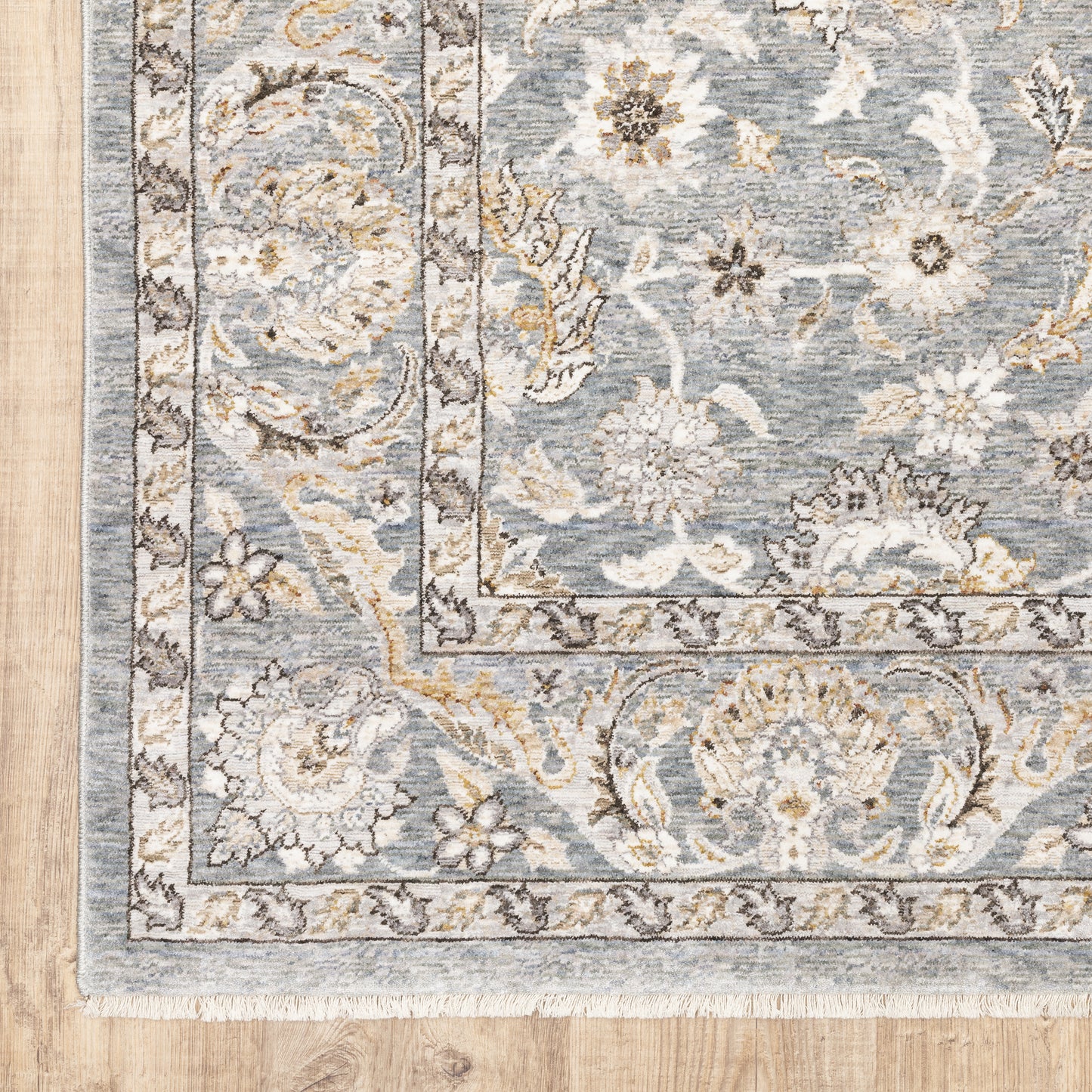 Oriental Weavers Maharaja  Blue Ivory Traditional