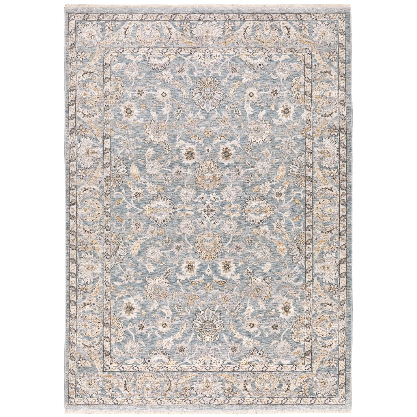 Oriental Weavers Maharaja  Blue Ivory Traditional