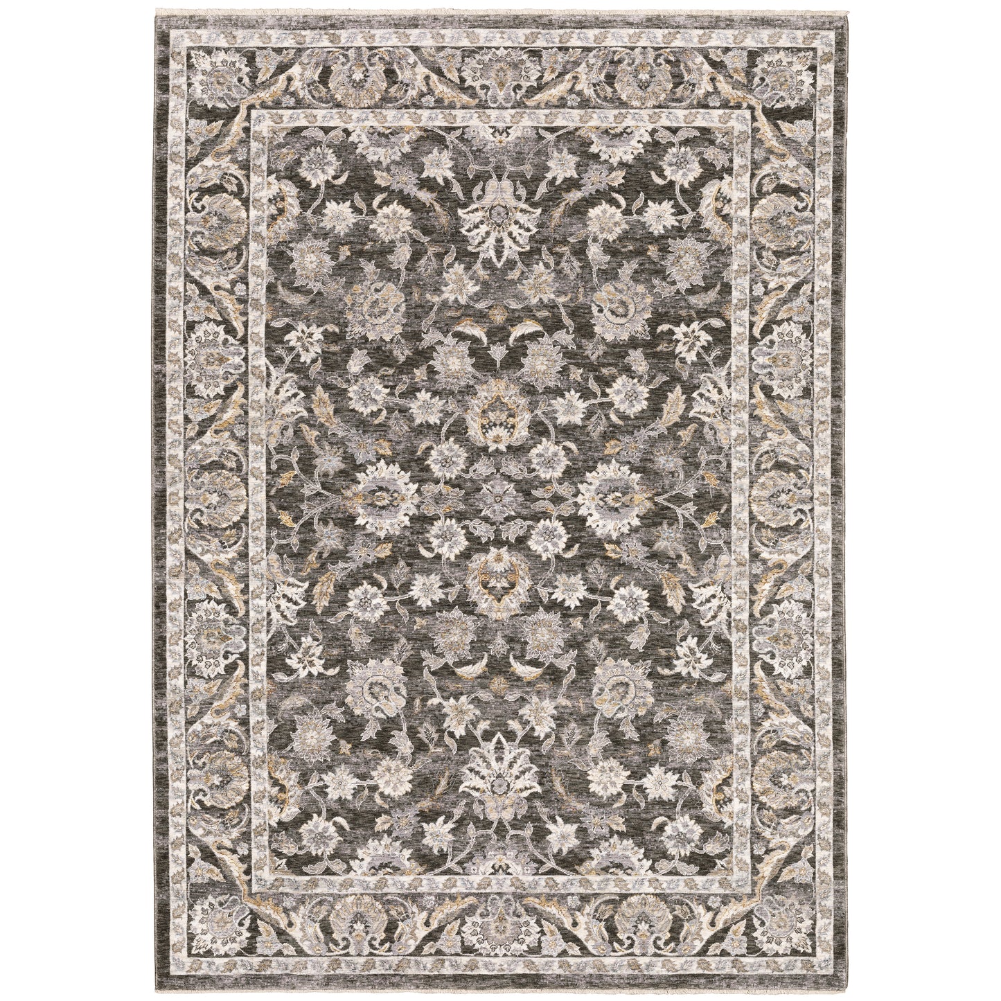 Oriental Weavers Maharaja  Grey Ivory Traditional