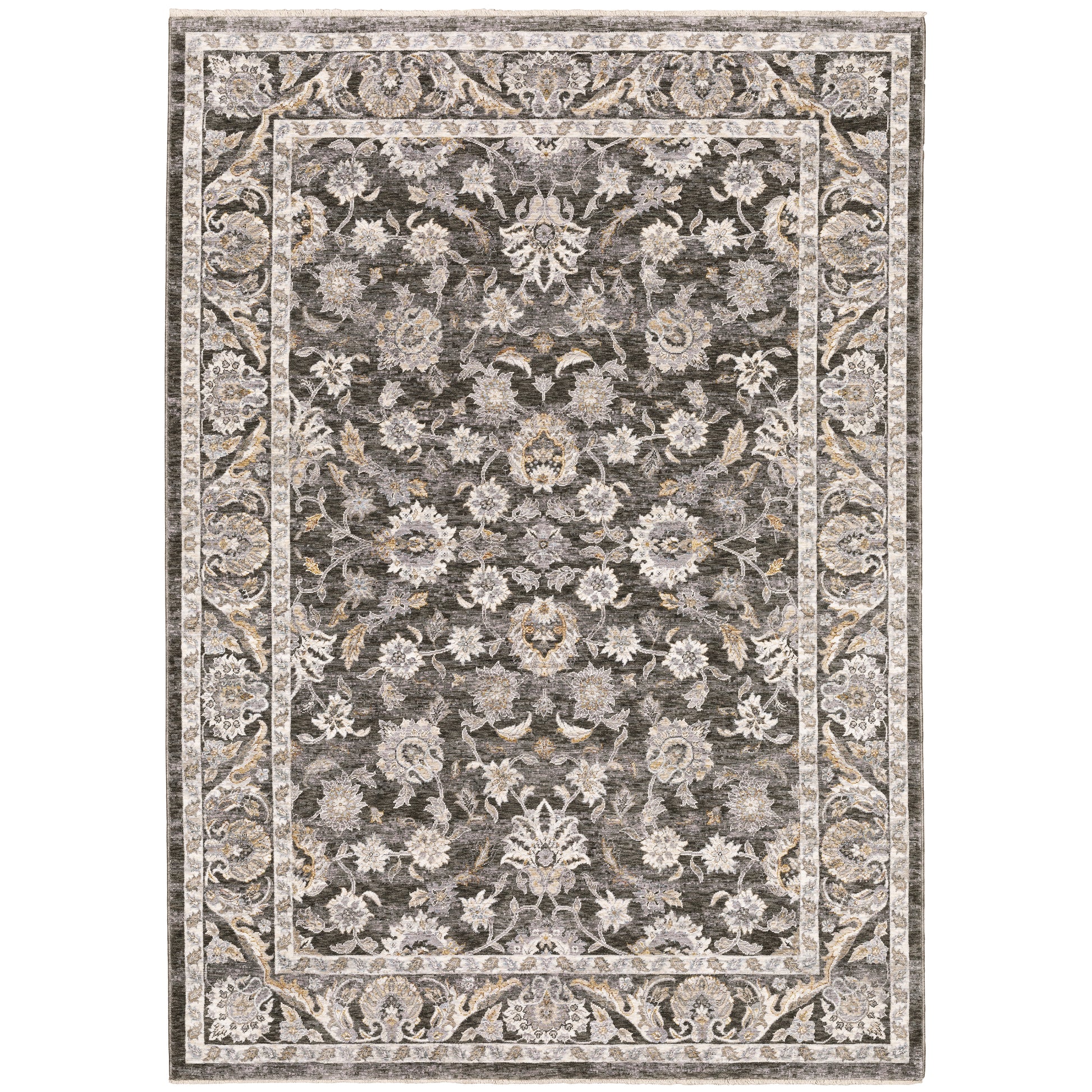 Oriental Weavers Maharaja  Grey Ivory Traditional