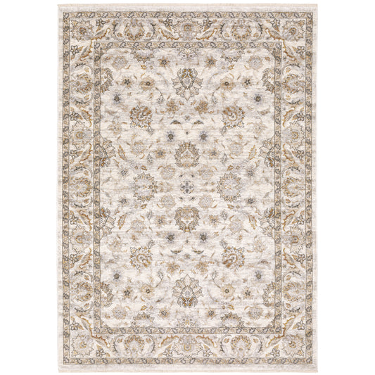 Oriental Weavers Maharaja  Ivory Grey Traditional