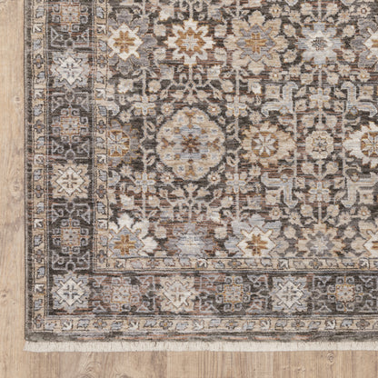Oriental Weavers Maharaja  Grey Ivory Traditional