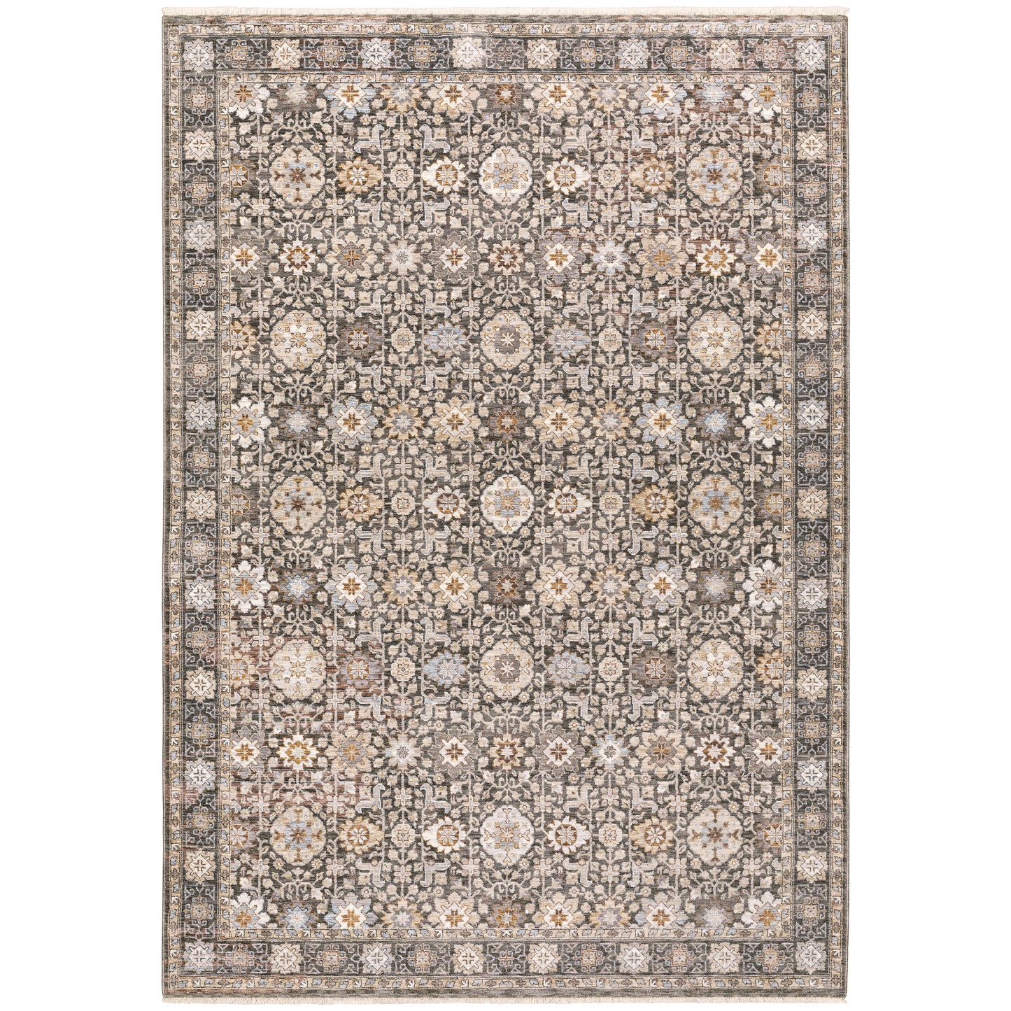 Oriental Weavers Maharaja  Grey Ivory Traditional
