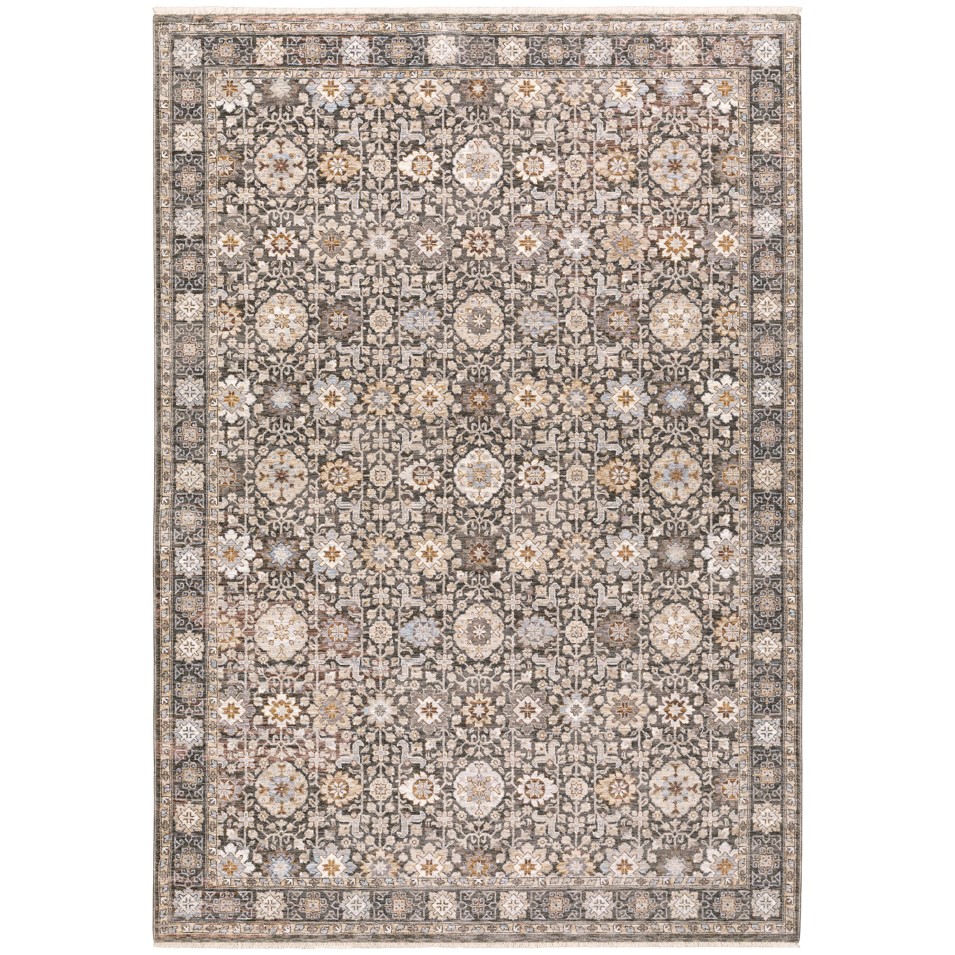 Oriental Weavers Maharaja  Grey Ivory Traditional