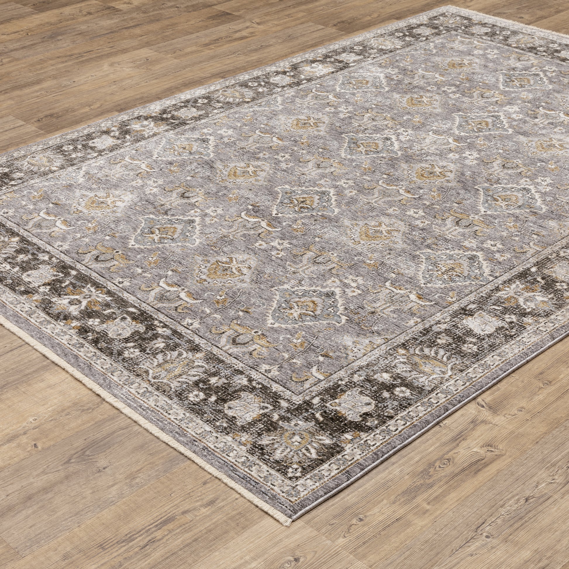 Oriental Weavers Maharaja  Grey Blue Traditional