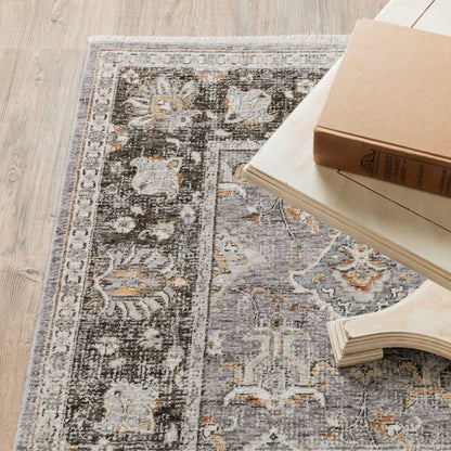 Oriental Weavers Maharaja  Grey Blue Traditional