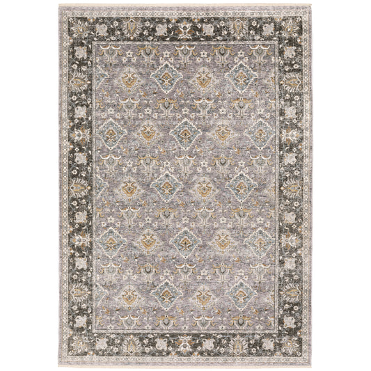 Oriental Weavers Maharaja  Grey Blue Traditional