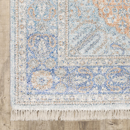 Oriental Weavers Malabar  Blue Red Traditional