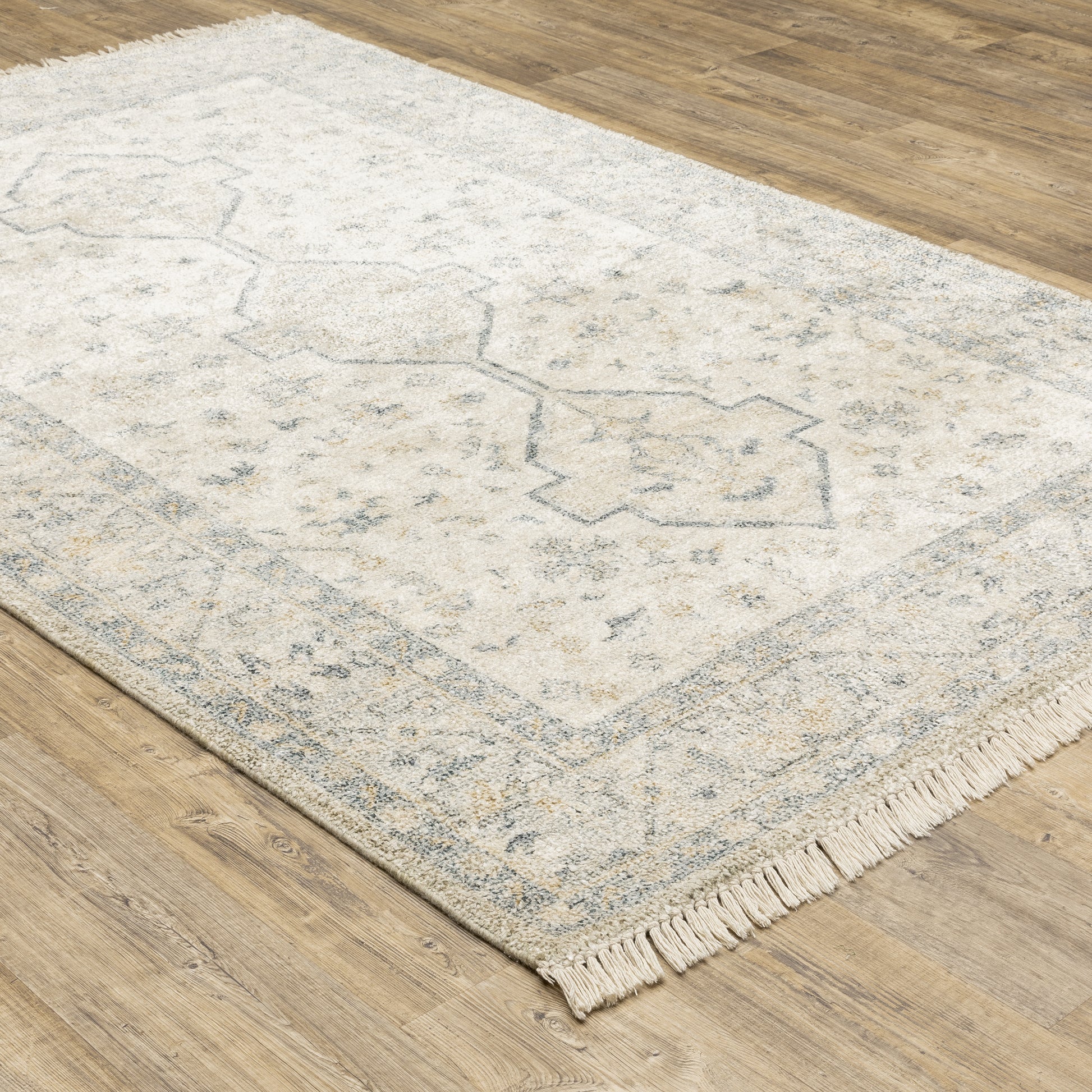 Oriental Weavers Malabar  Beige Charcoal Traditional