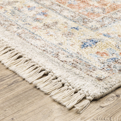 Oriental Weavers Malabar  Orange Blue Traditional