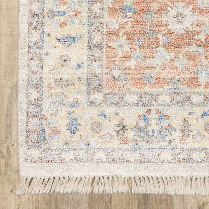 Oriental Weavers Malabar  Orange Blue Traditional