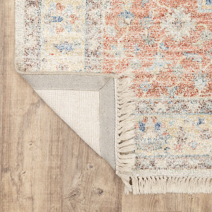 Oriental Weavers Malabar  Orange Blue Traditional