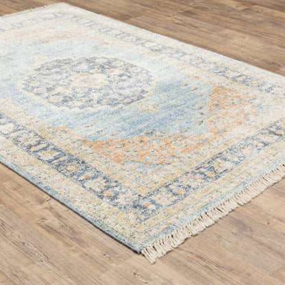 Oriental Weavers Malabar  Blue Beige Traditional